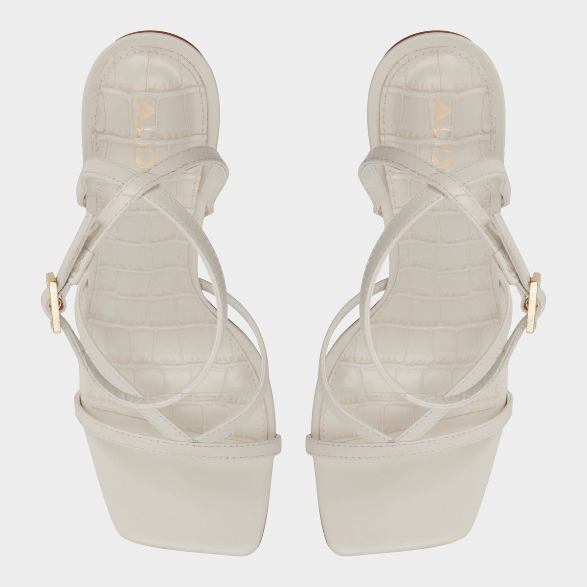Beachglass in White Bone - Strappy heeled sandal | Aldo Best Seller