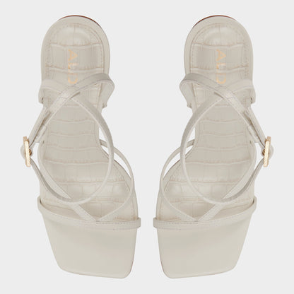 Beachglass in White Bone - Strappy heeled sandal | Aldo Best Seller