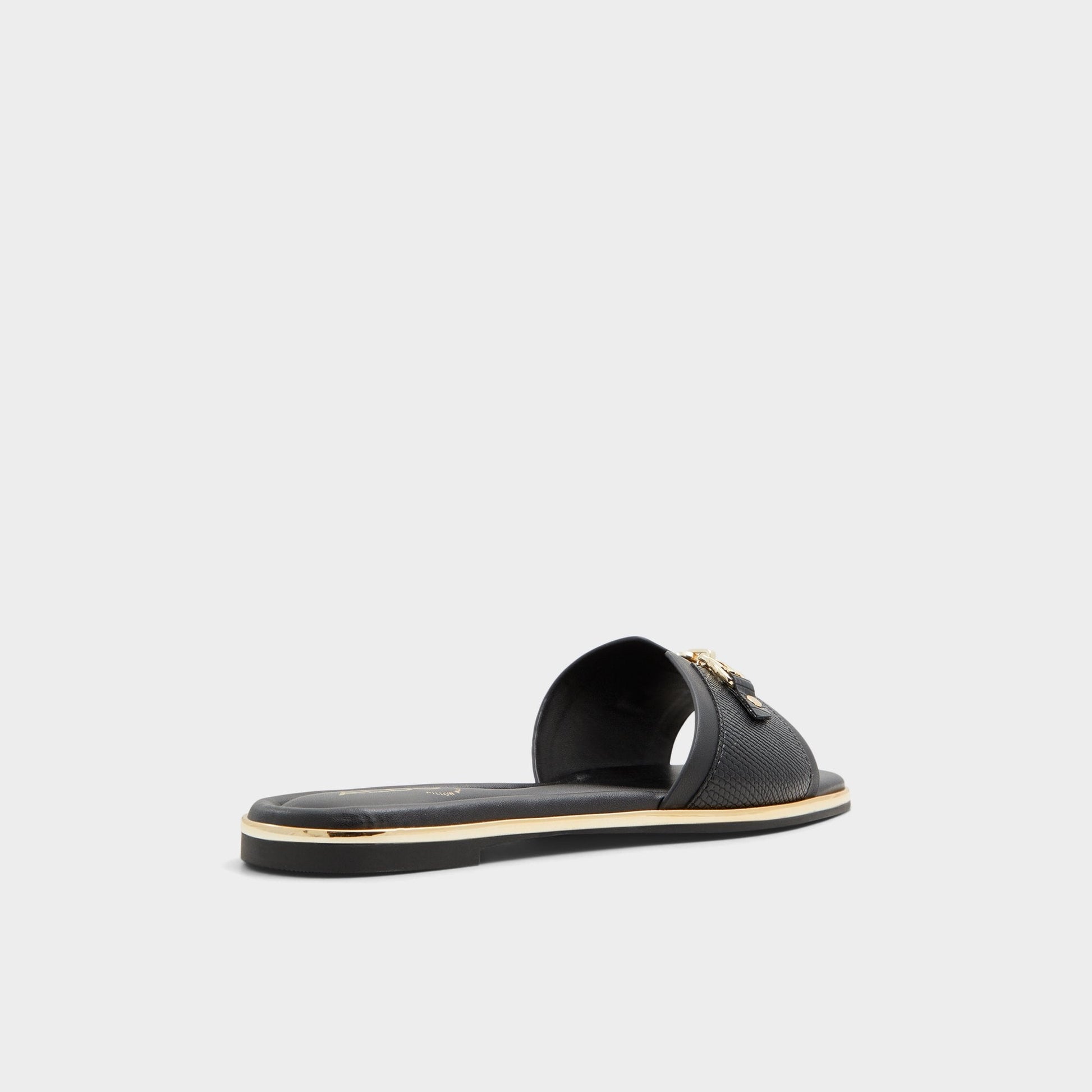 Alamassi Black Women's Flats - Slide sandal | Aldo Exclusive