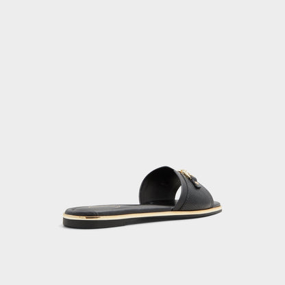 Alamassi Black Women's Flats - Slide sandal | Aldo Exclusive