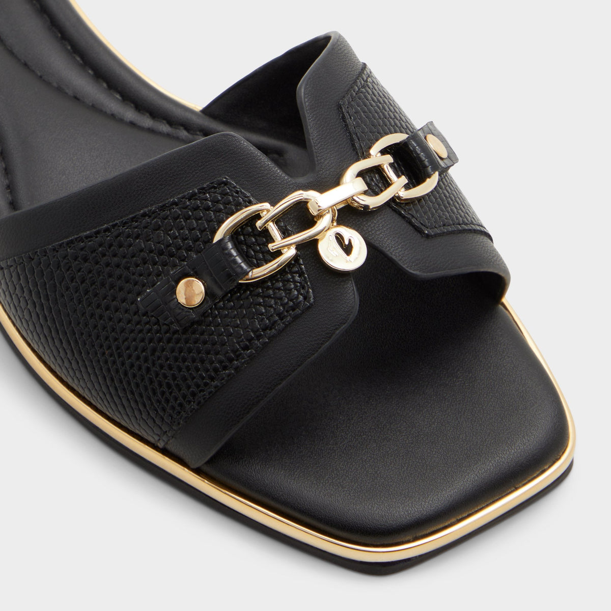 Alamassi Black Women's Flats - Slide sandal | Aldo Exclusive