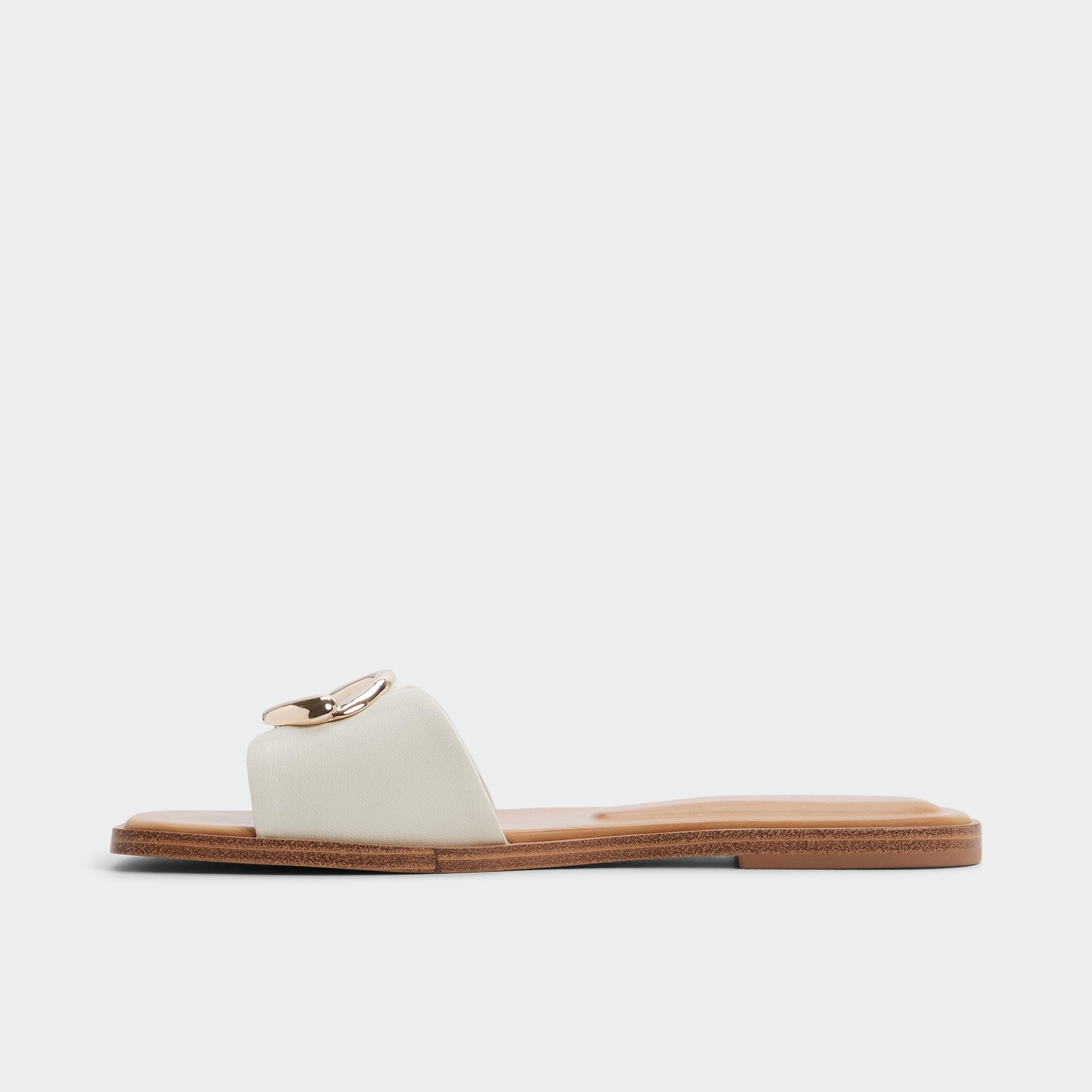 Biggin in White Bone - Slide sandal | Aldo Essential