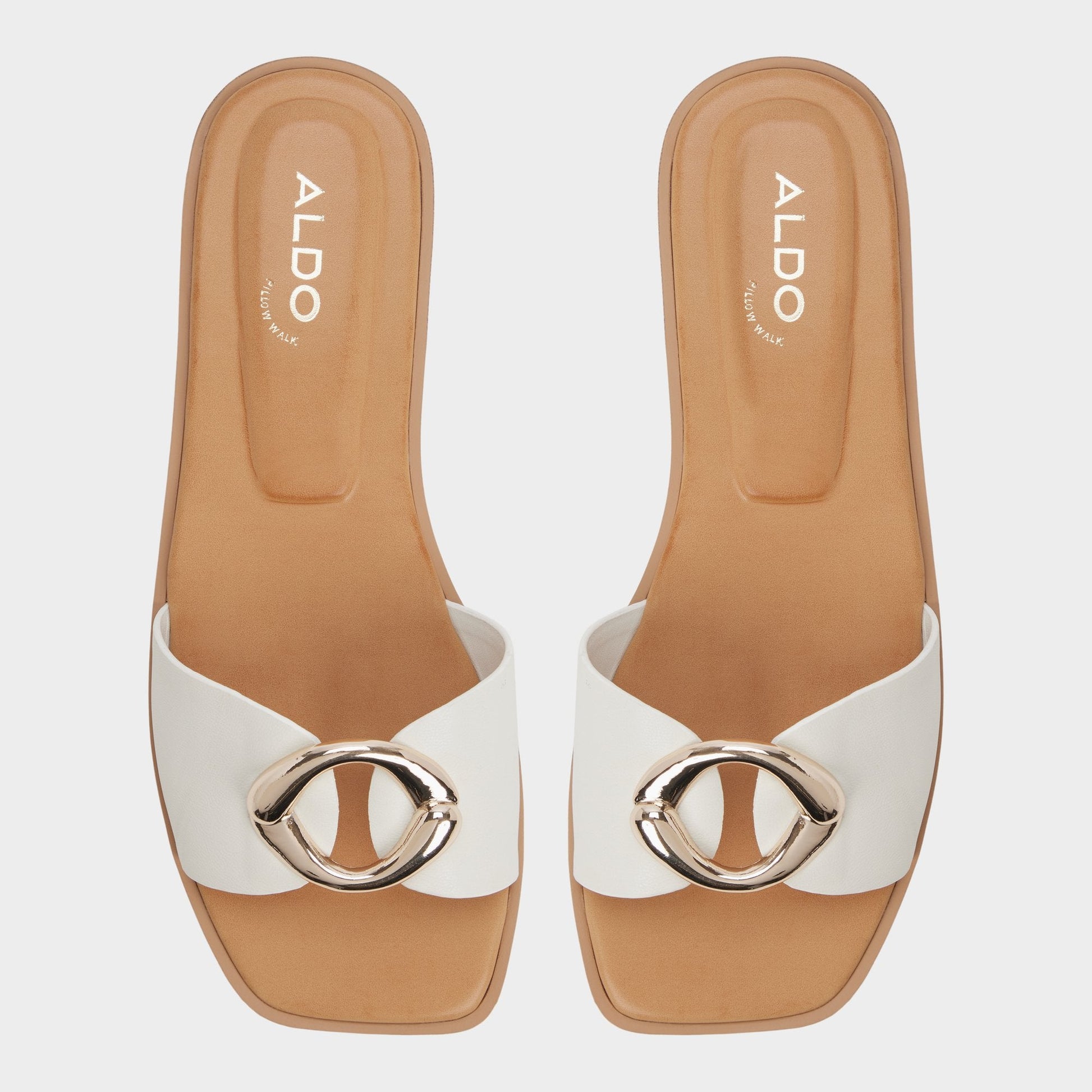 Biggin in White Bone - Slide sandal | Aldo Essential