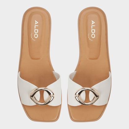 Biggin in White Bone - Slide sandal | Aldo Essential