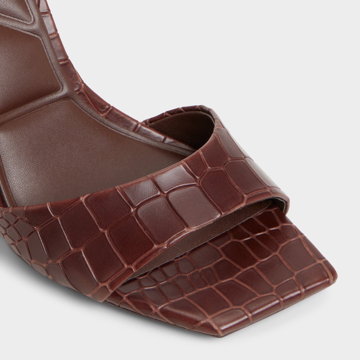 Harmonious in Dark Brown - Strappy heeled sandal | Aldo Premium
