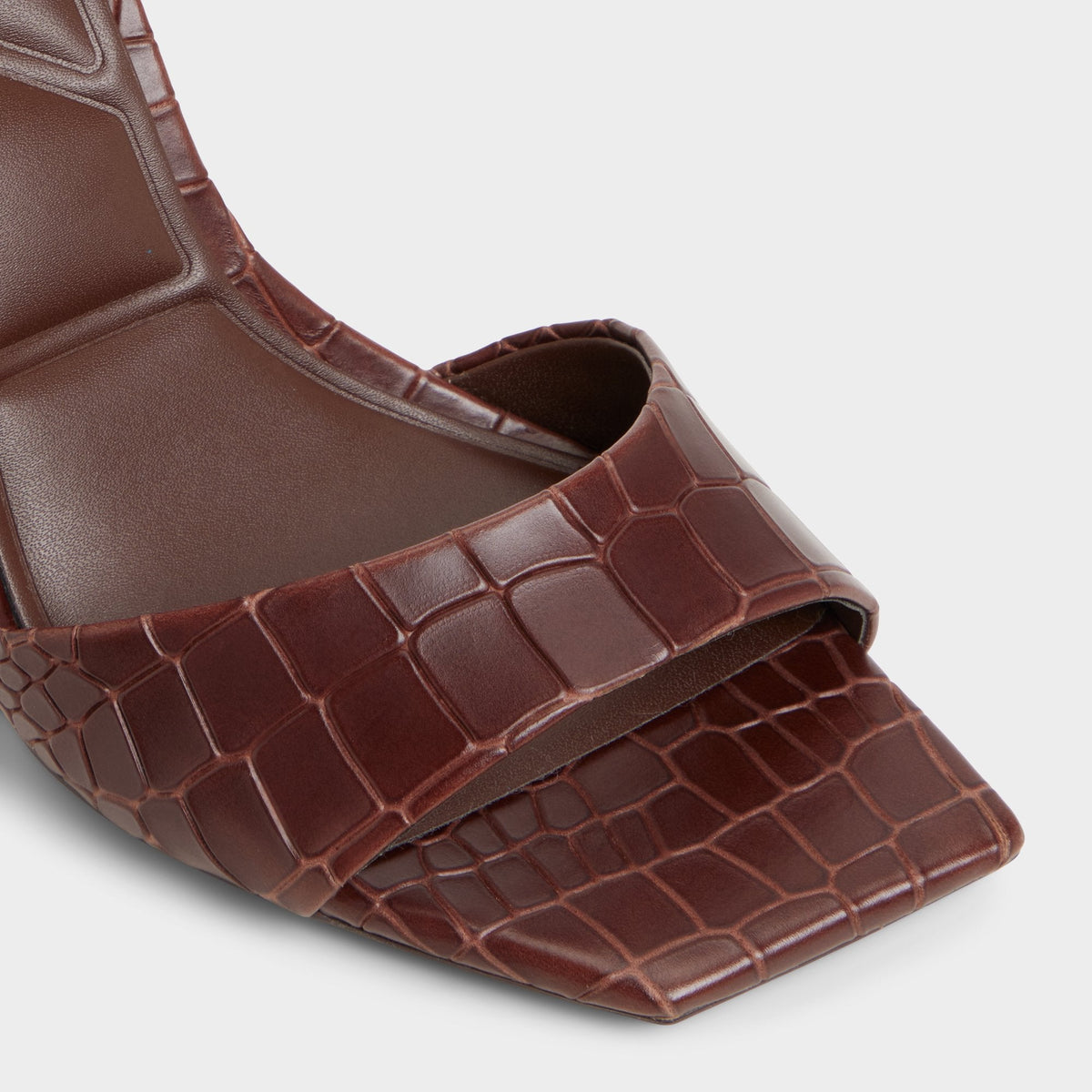 Harmonious in Dark Brown - Strappy heeled sandal | Aldo Premium