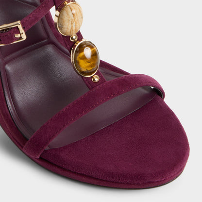 Opalia in Bordo - Strappy heeled sandal, Platform | Aldo Featured