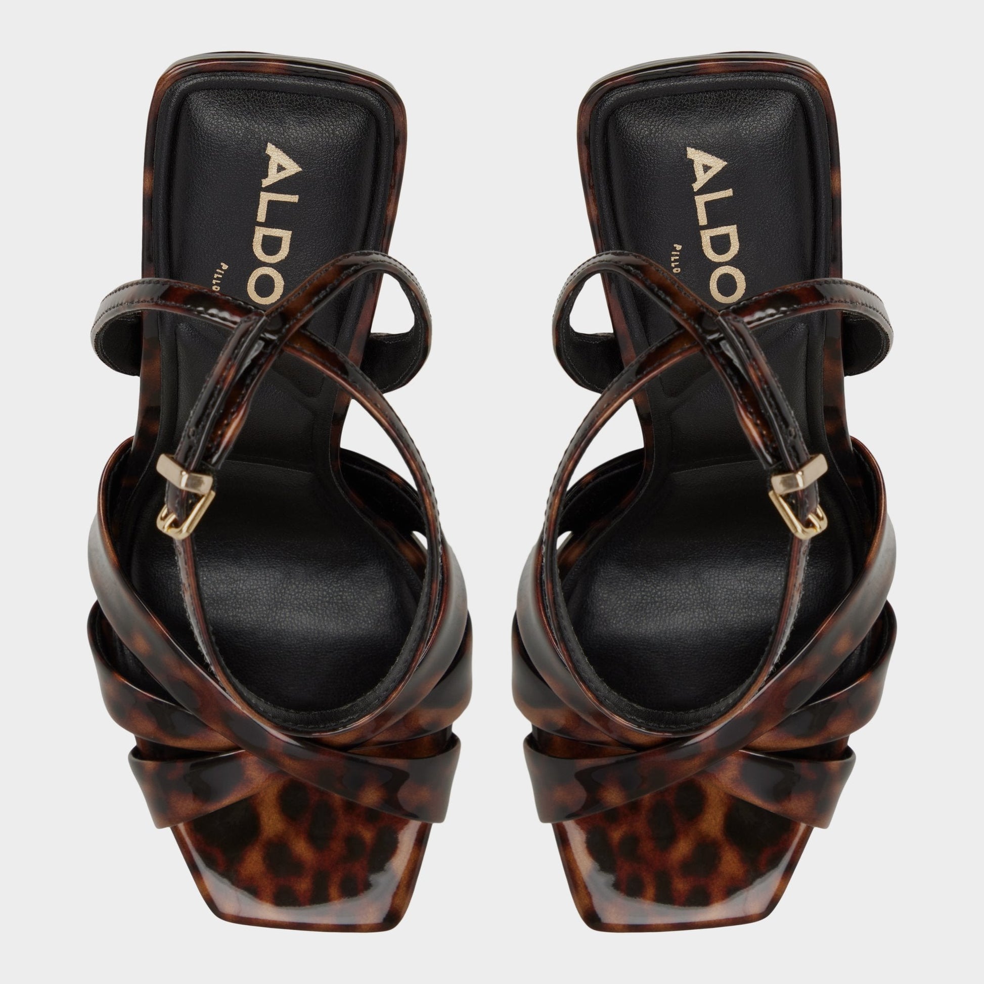 Meteora in Open Brown - Strappy heeled sandal, Stiletto heel | Aldo Trending