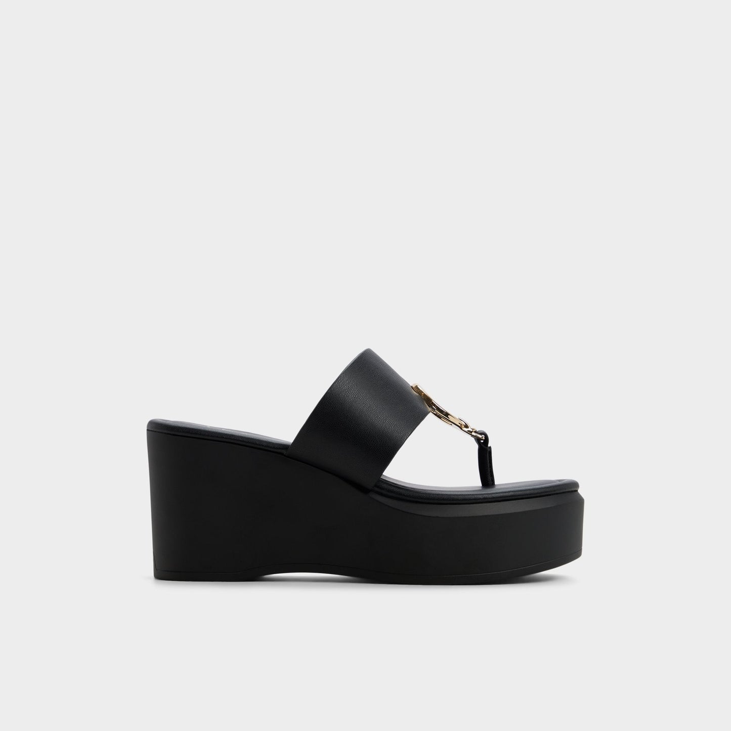 Friegan in Black - Slide sandal, Wedge heel | Aldo Best Seller