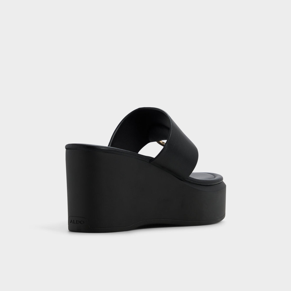Friegan in Black - Slide sandal, Wedge heel | Aldo Best Seller