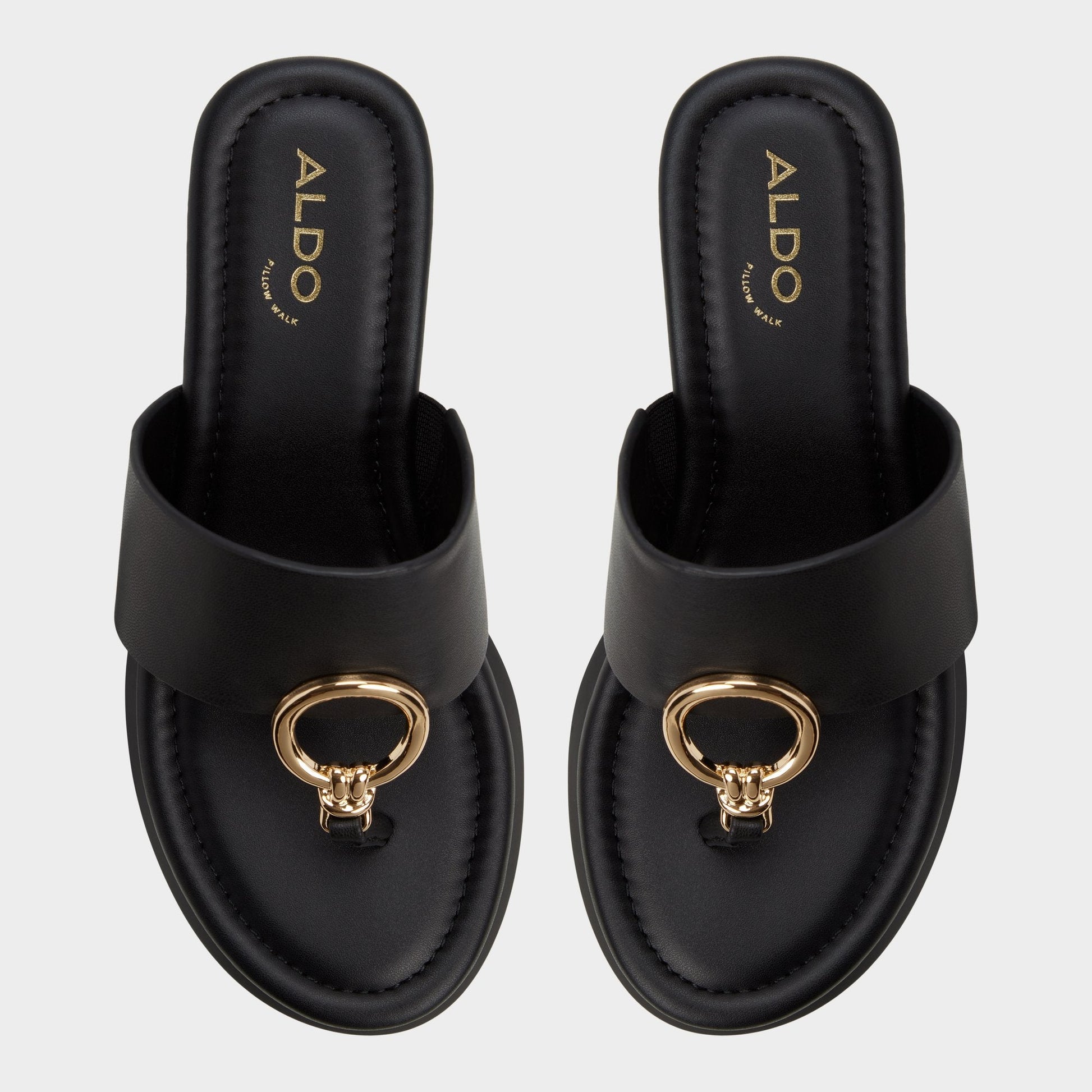 Friegan in Black - Slide sandal, Wedge heel | Aldo Best Seller