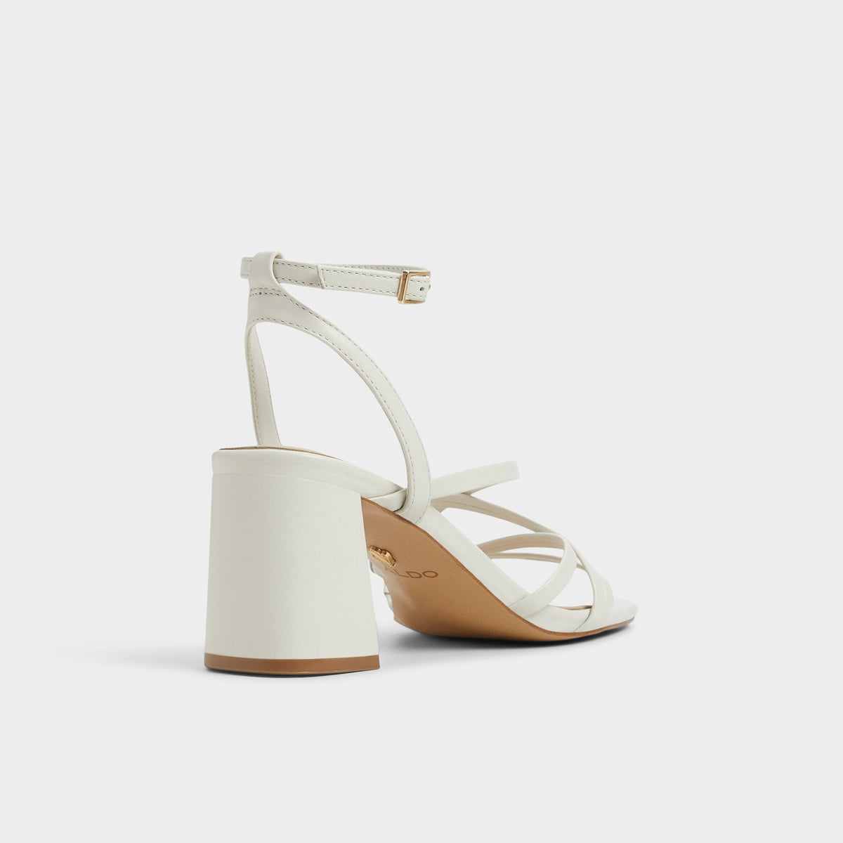 Esther Other White Women's Block heels - Strappy heeled sandal, Block heel | Aldo Signature