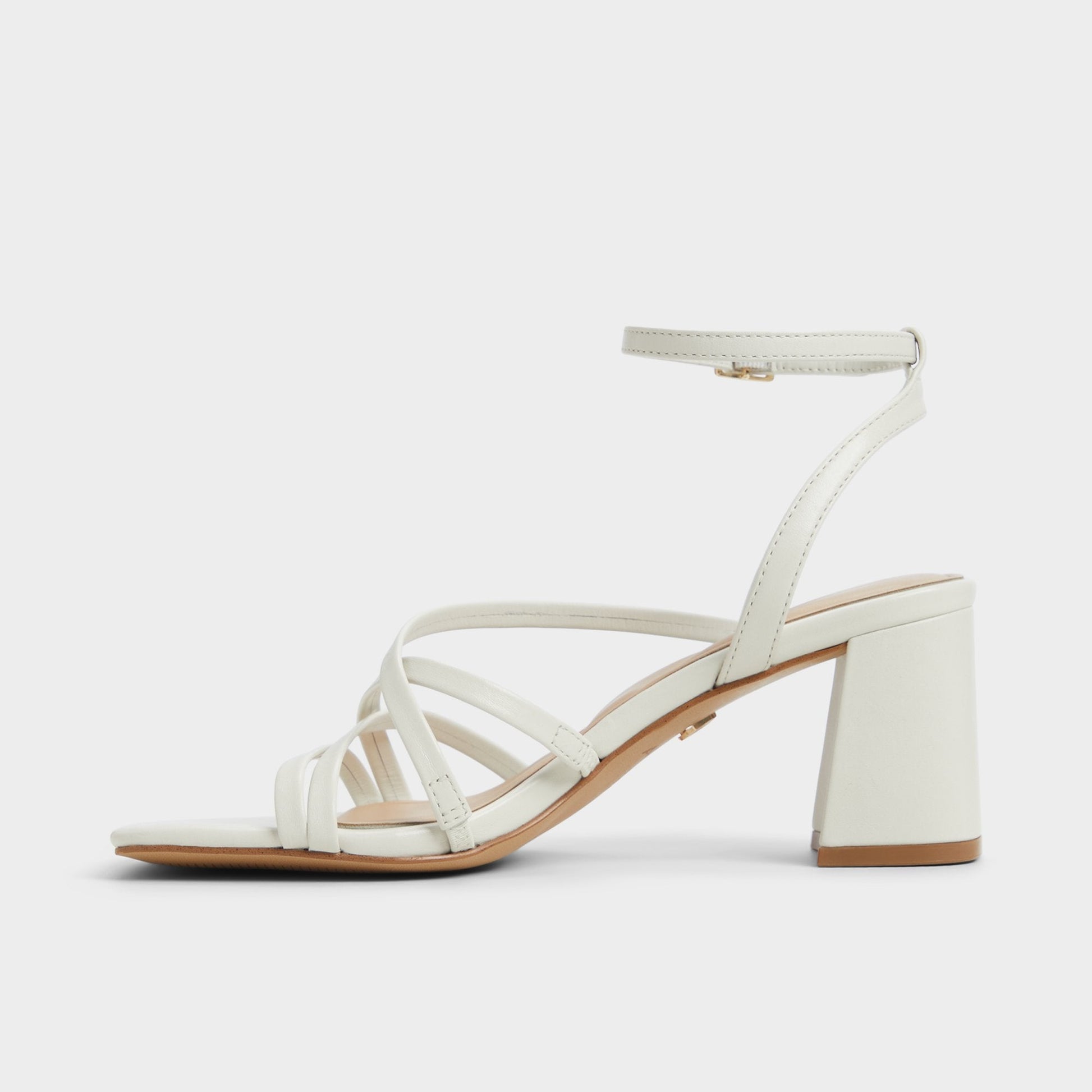 Esther Other White Women's Block heels - Strappy heeled sandal, Block heel | Aldo Signature