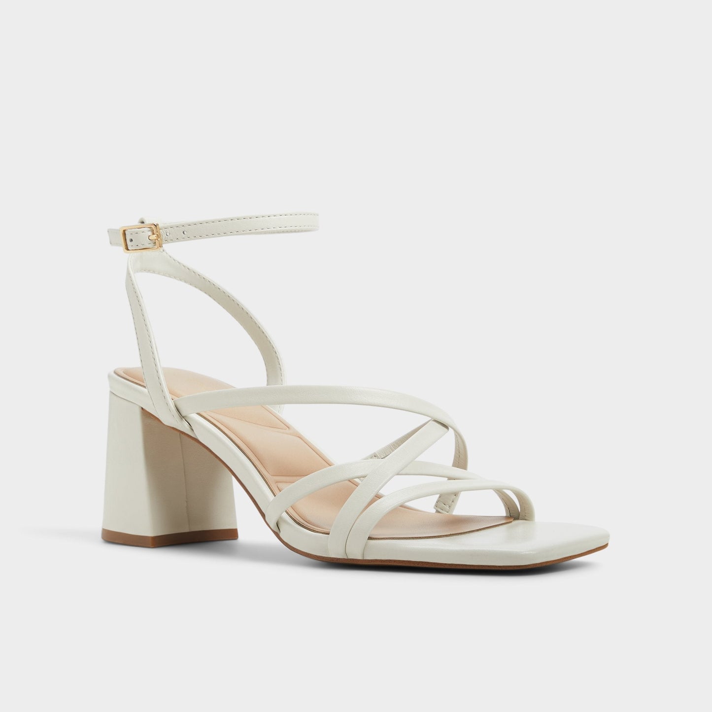 Esther Other White Women's Block heels - Strappy heeled sandal, Block heel | Aldo Signature