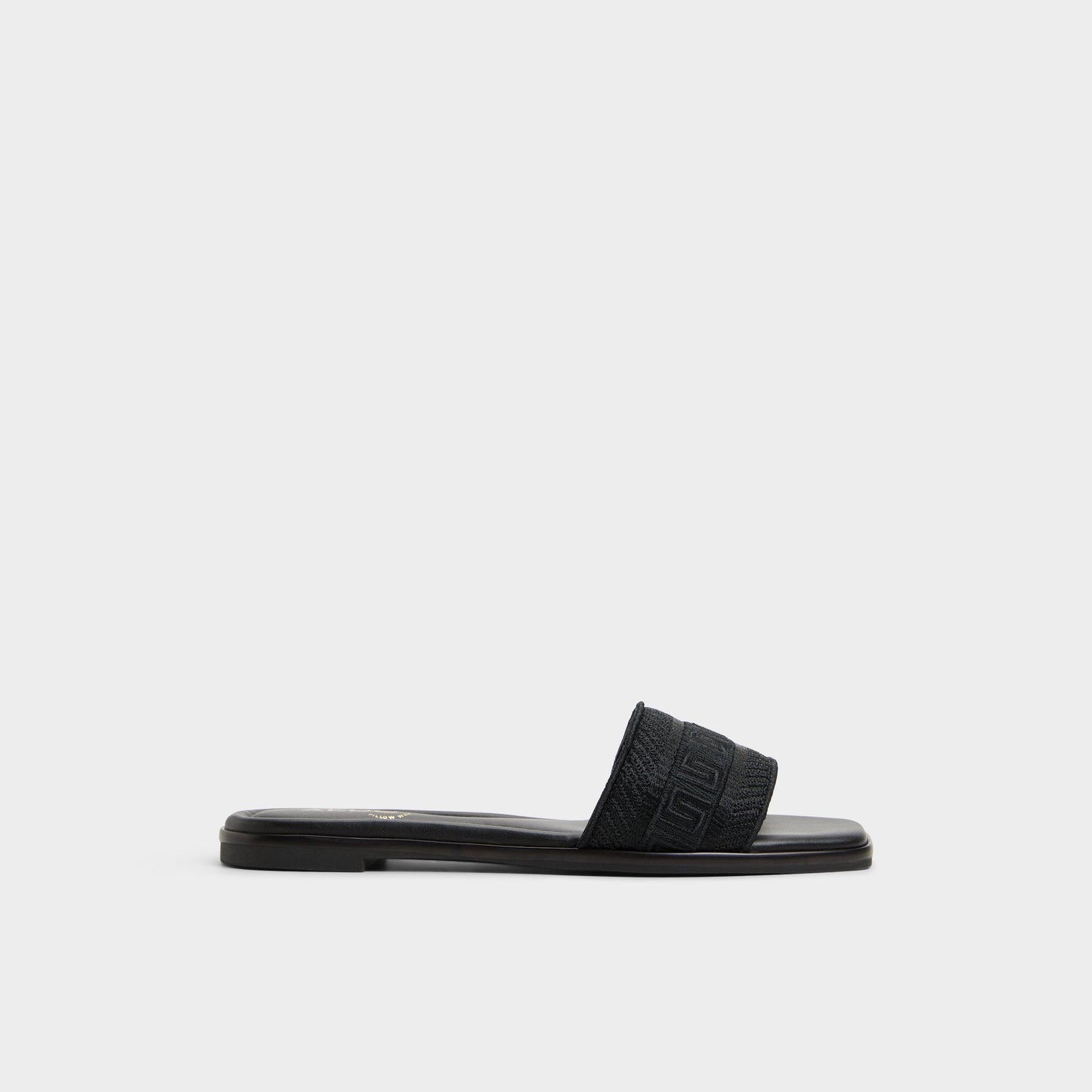 Oceania Black Women's Flats - Slide sandal | Aldo New