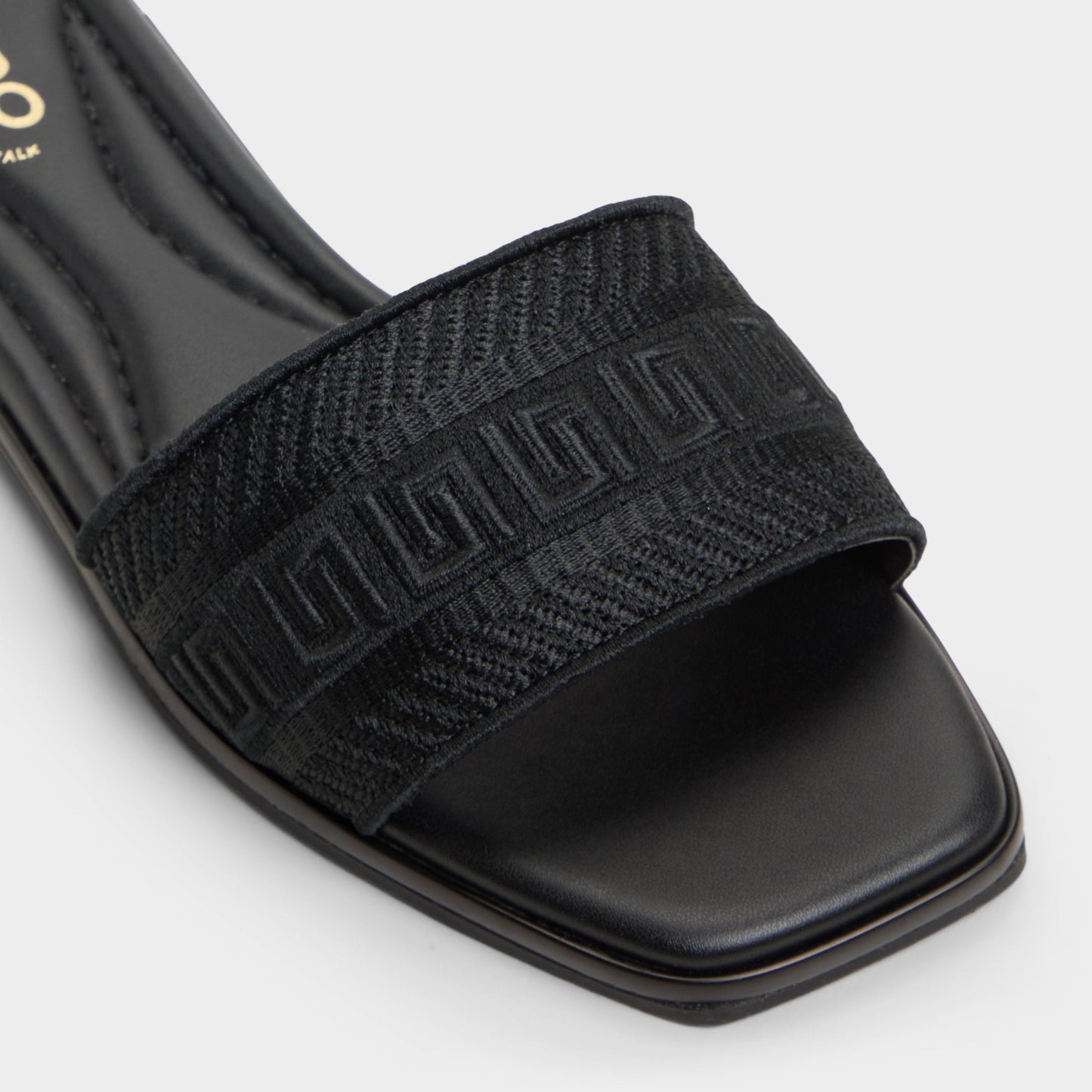 Oceania Black Women's Flats - Slide sandal | Aldo New