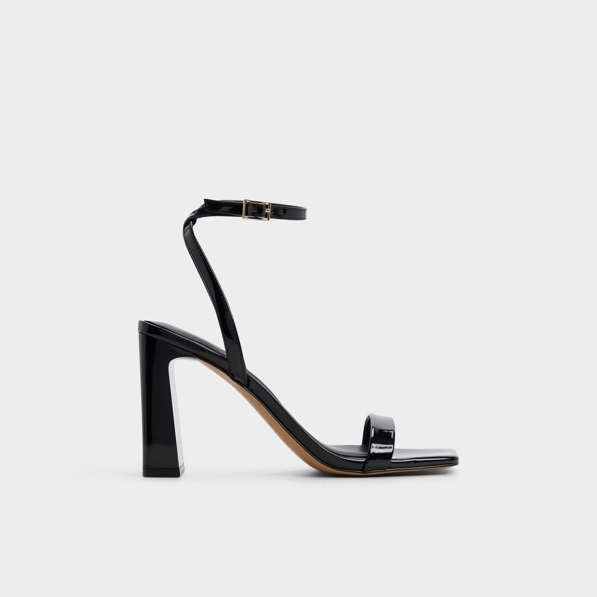 Azzira in Black - Strappy heeled sandal, Block heel | Aldo Featured