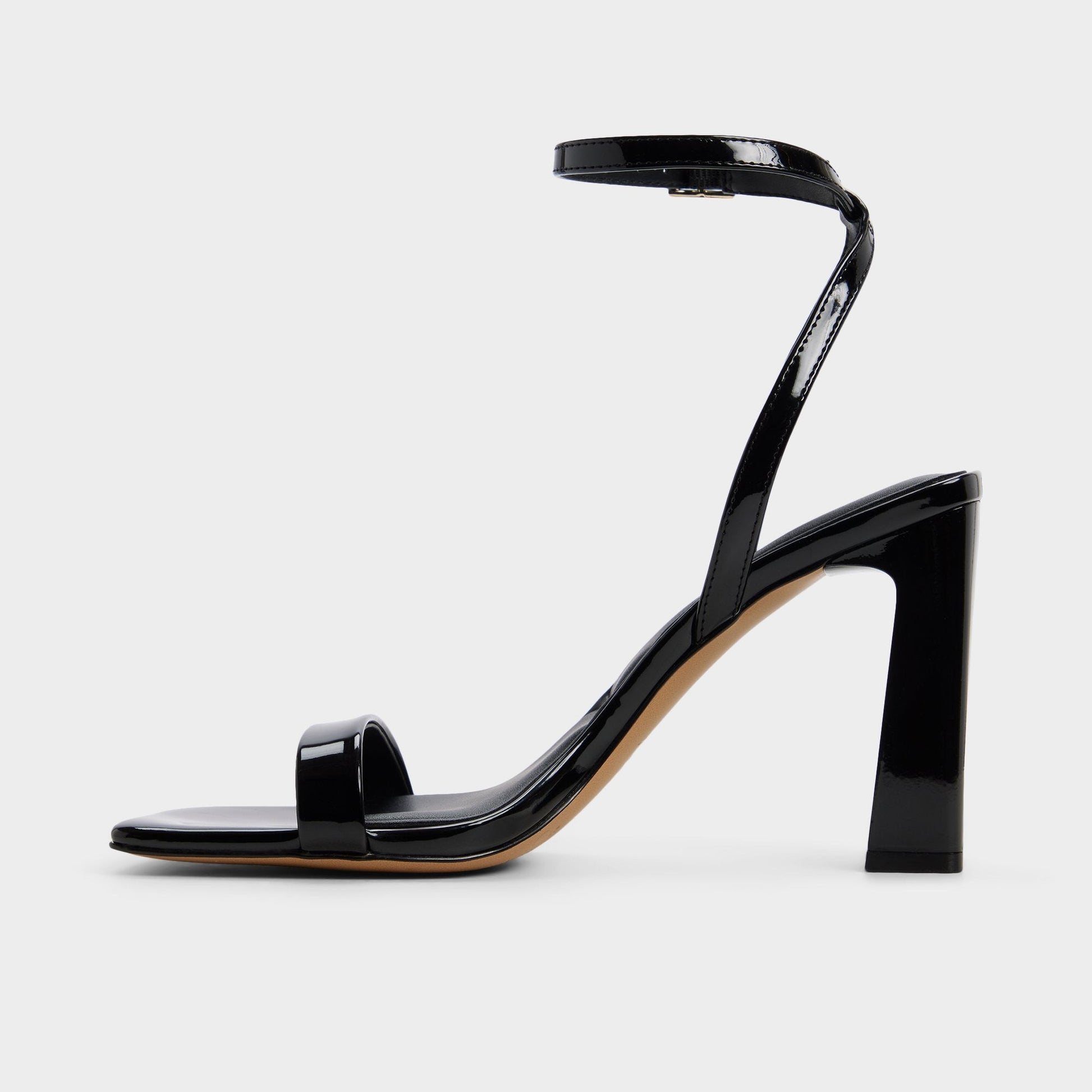 Azzira in Black - Strappy heeled sandal, Block heel | Aldo Featured