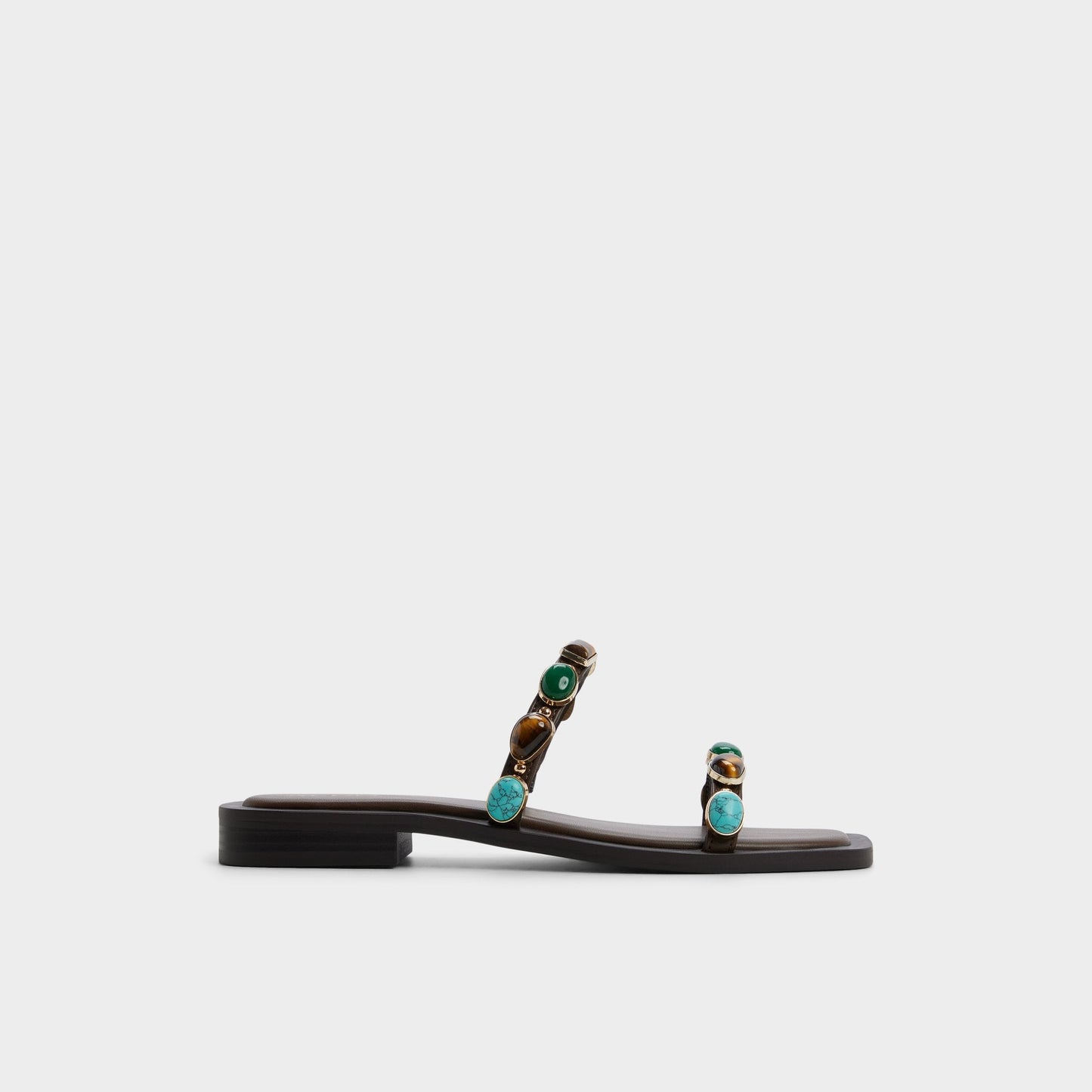 Sapphira in Dark Brown 14189967 - Slide sandal | Aldo Signature