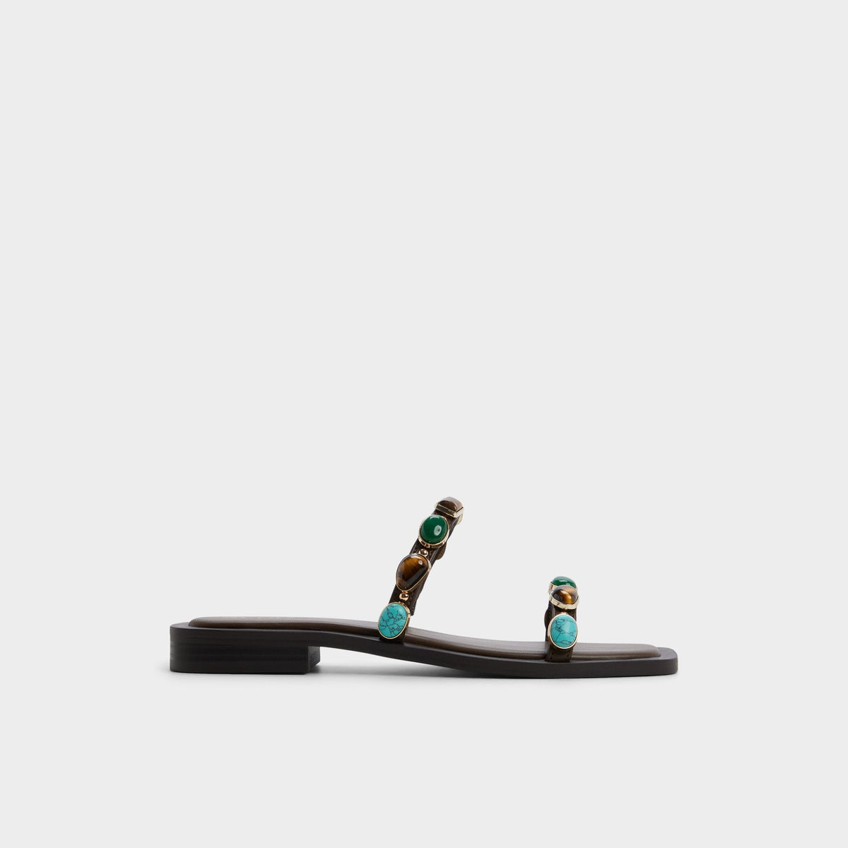 Sapphira in Dark Brown 14189967 - Slide sandal | Aldo Signature