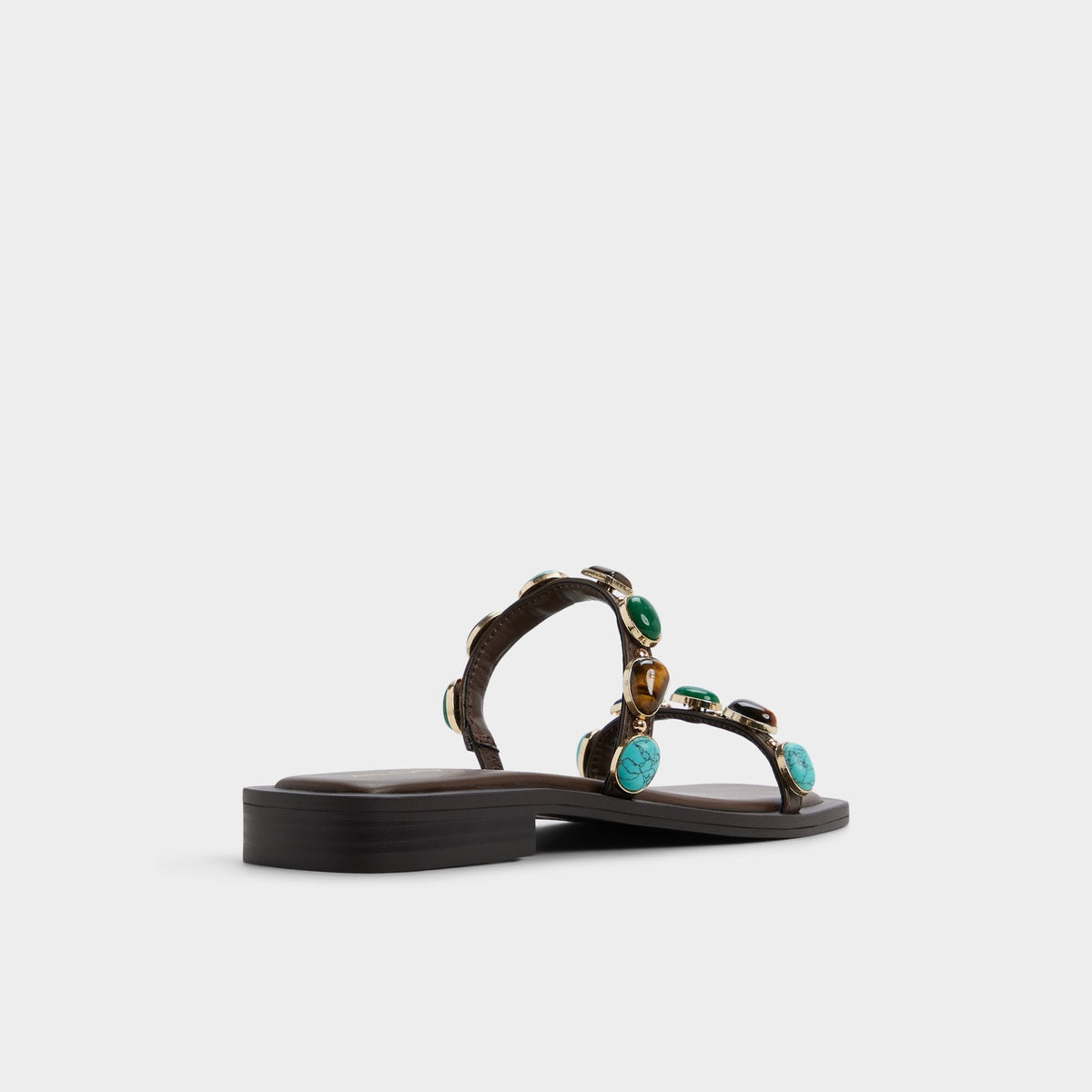 Sapphira in Dark Brown 14189967 - Slide sandal | Aldo Signature