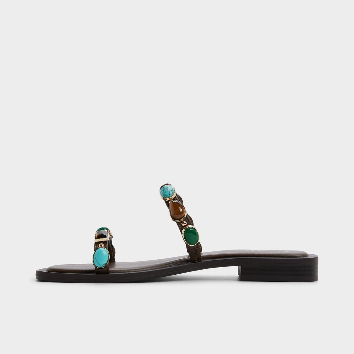 Sapphira in Dark Brown 14189967 - Slide sandal | Aldo Signature