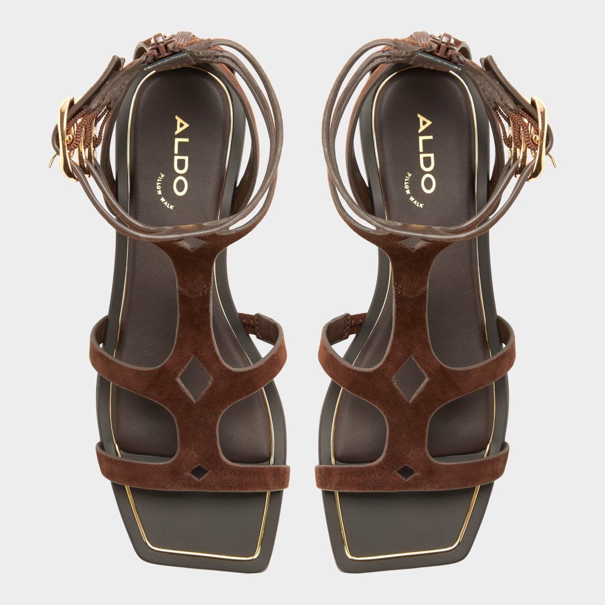 Marisea in Dark Brown - Gladiator sandal | Aldo Featured