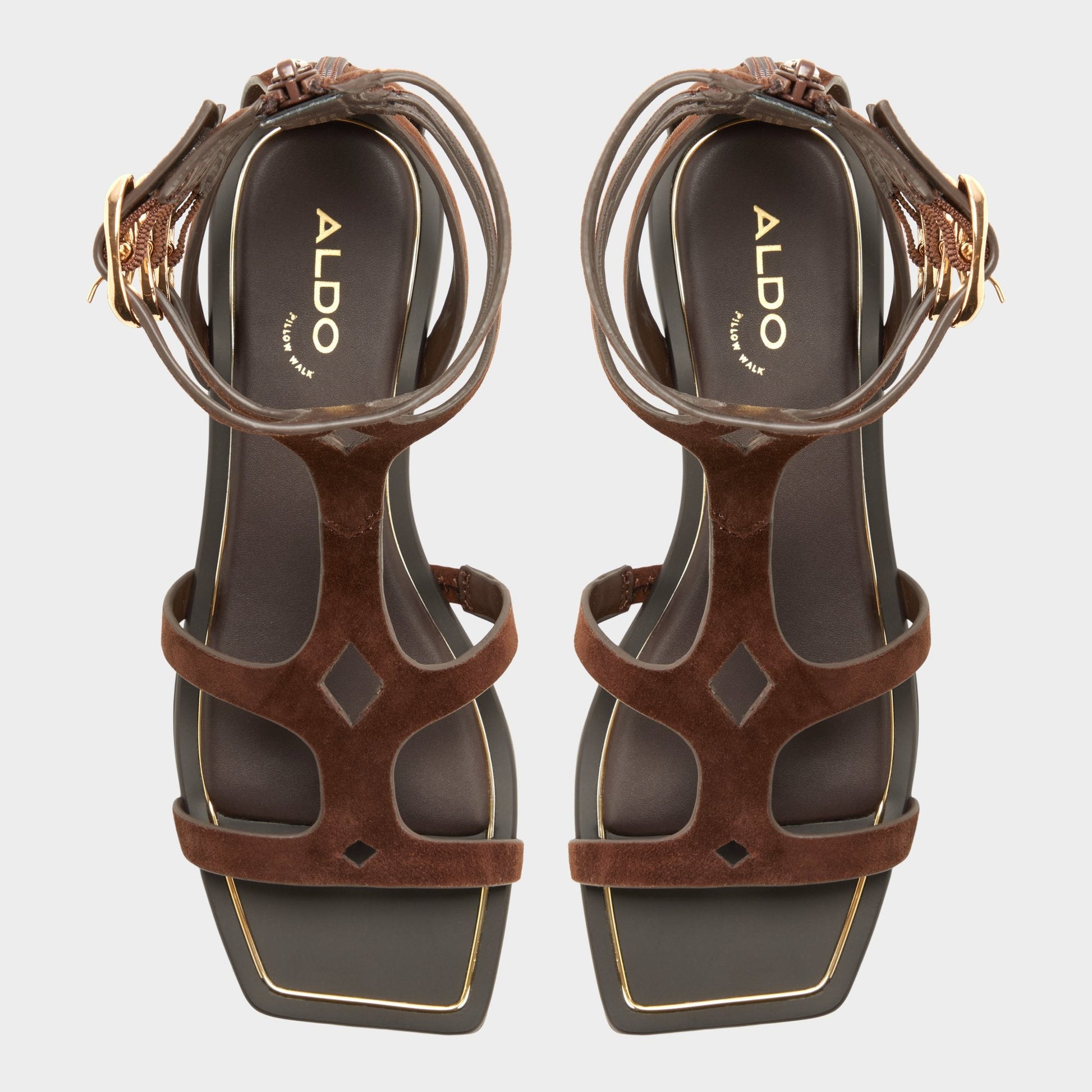 Marisea in Dark Brown - Gladiator sandal | Aldo Featured