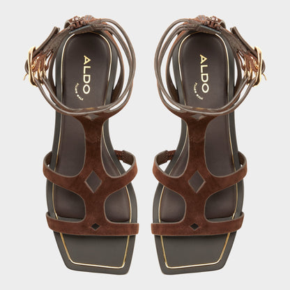 Marisea in Dark Brown - Gladiator sandal | Aldo Featured