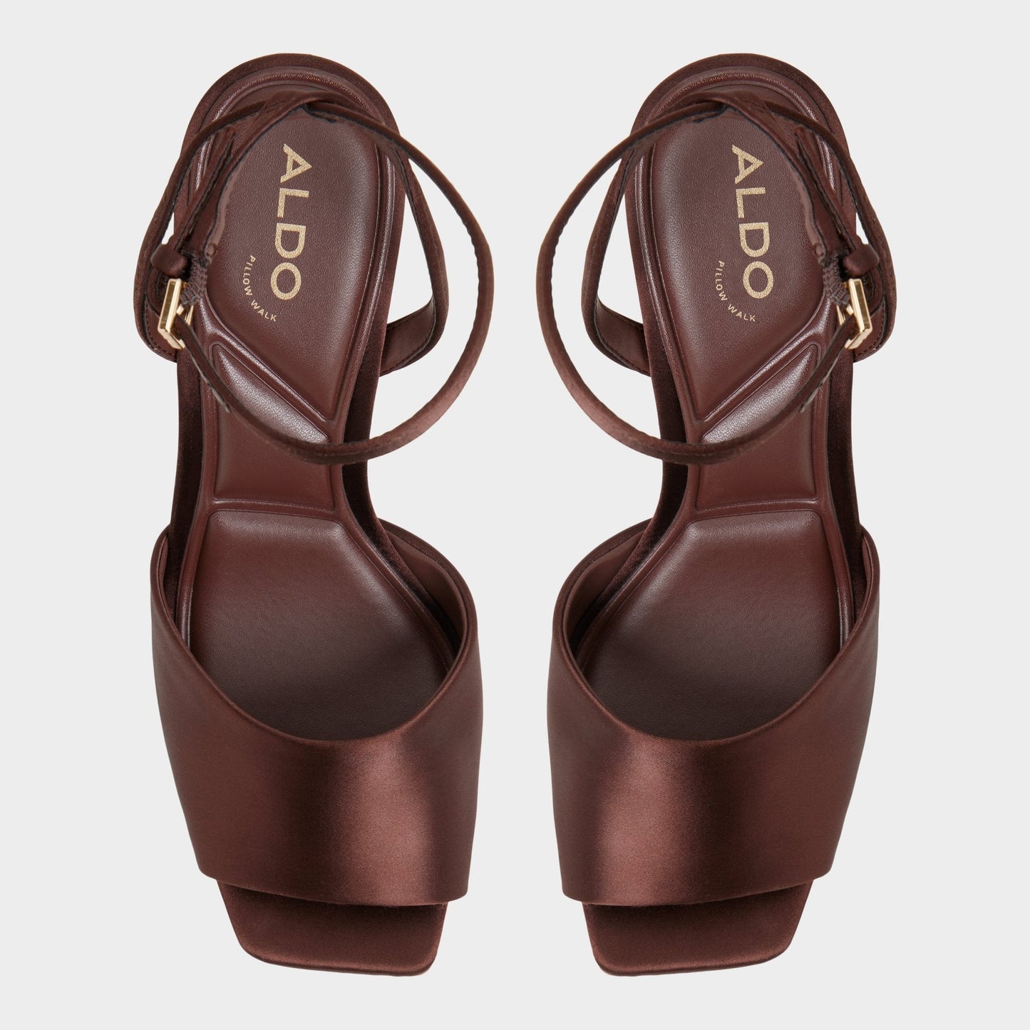 Kaiasien in Dark Brown 14151897 - Strappy heeled sandal, Stiletto heel | Aldo Best Seller