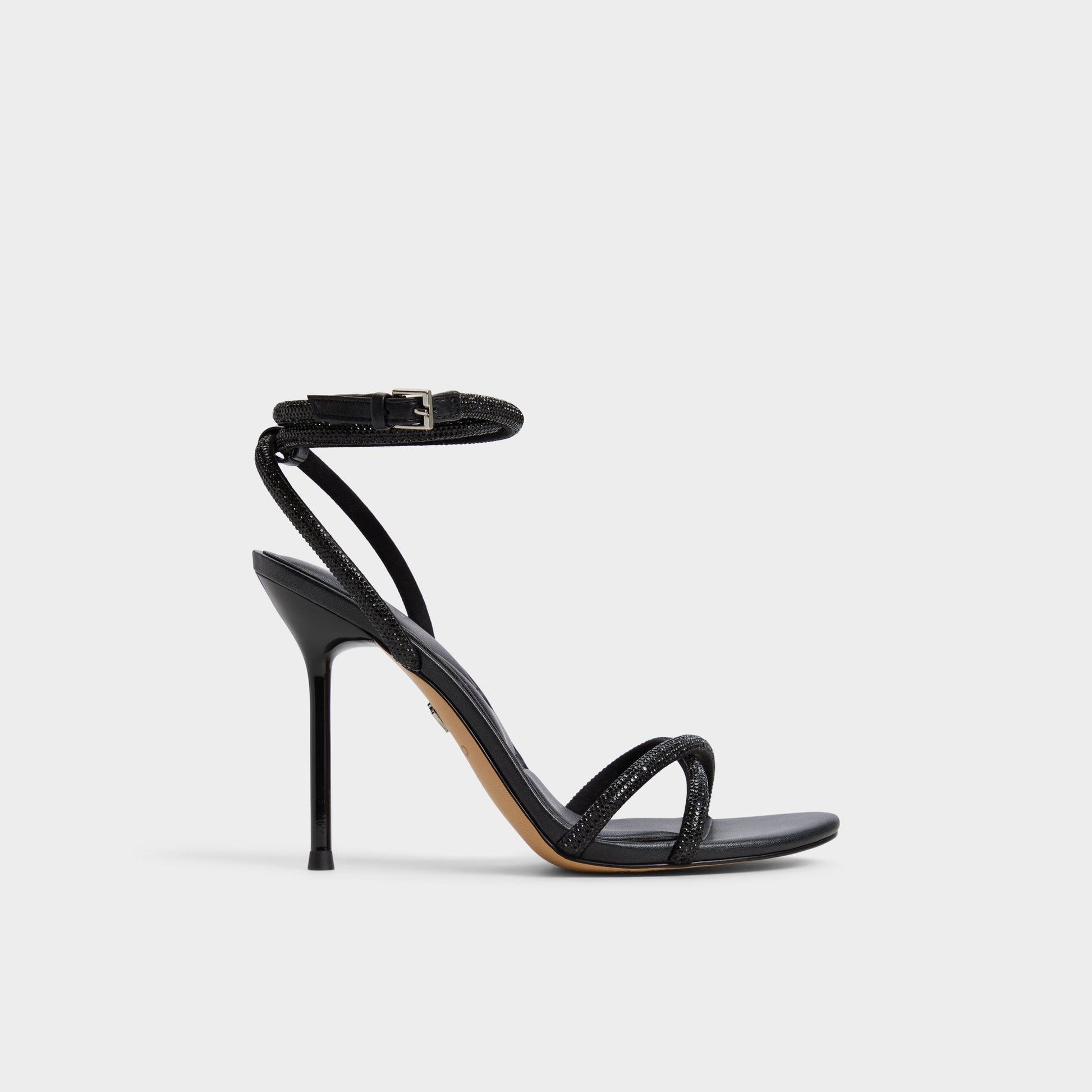 Manaelden Black Women's Strappy sandals - Strappy heeled sandal, Stiletto heel | Aldo Recommended