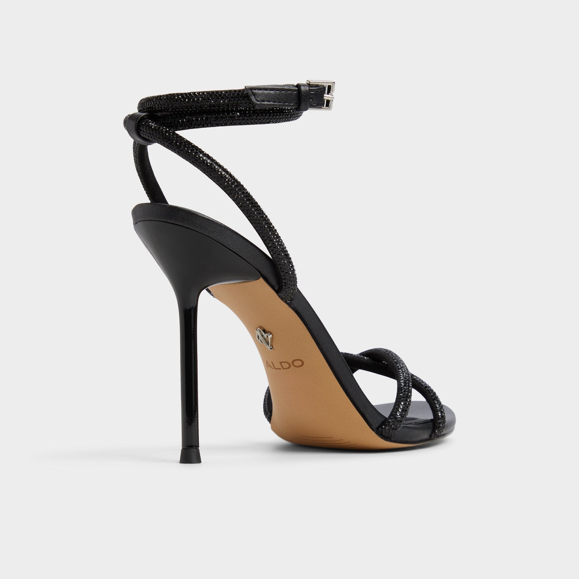 Manaelden Black Women's Strappy sandals - Strappy heeled sandal, Stiletto heel | Aldo Recommended