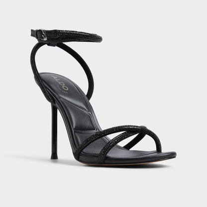 Manaelden Black Women's Strappy sandals - Strappy heeled sandal, Stiletto heel | Aldo Recommended