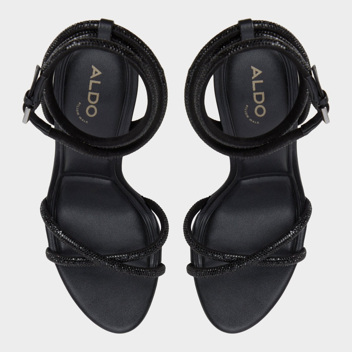 Manaelden Black Women's Strappy sandals - Strappy heeled sandal, Stiletto heel | Aldo Recommended