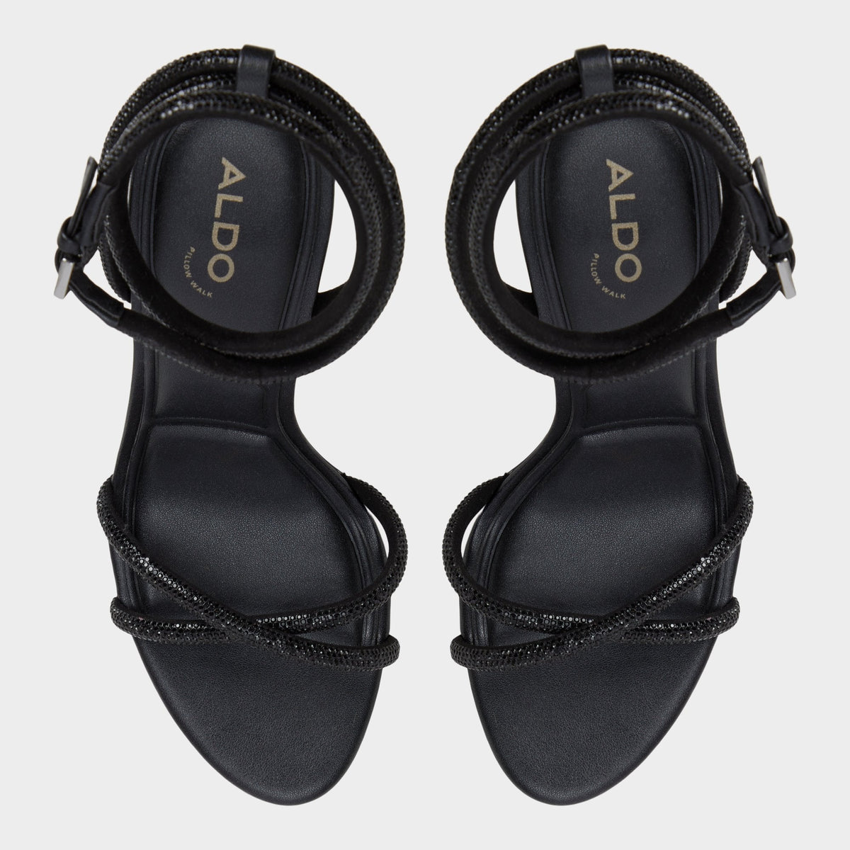 Manaelden Black Women's Strappy sandals - Strappy heeled sandal, Stiletto heel | Aldo Recommended