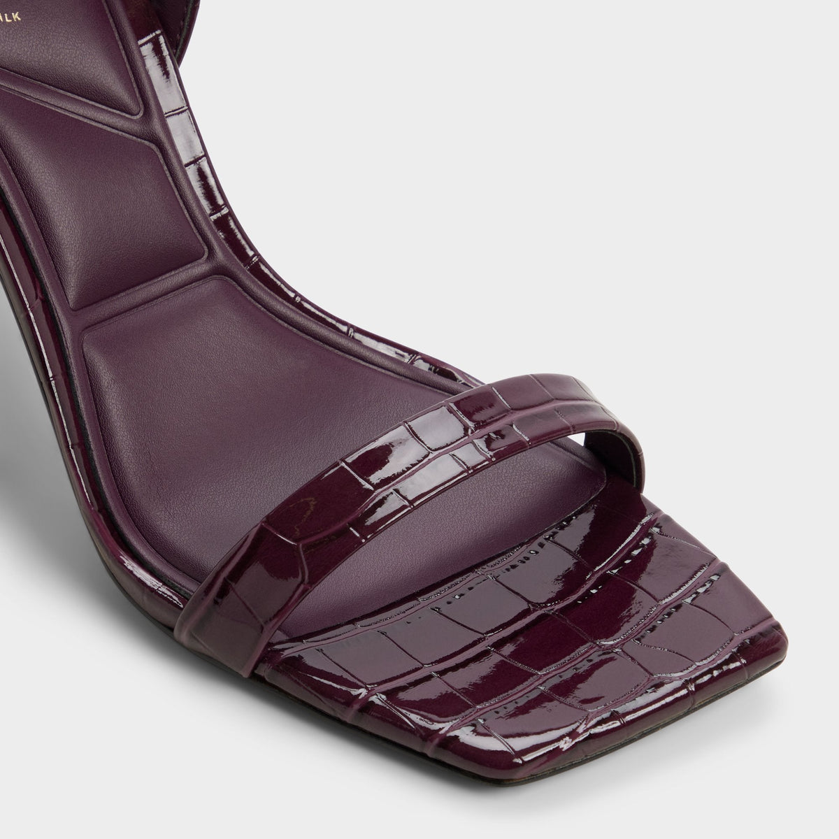 Azzira in Bordo - Strappy heeled sandal, Block heel | Aldo Signature