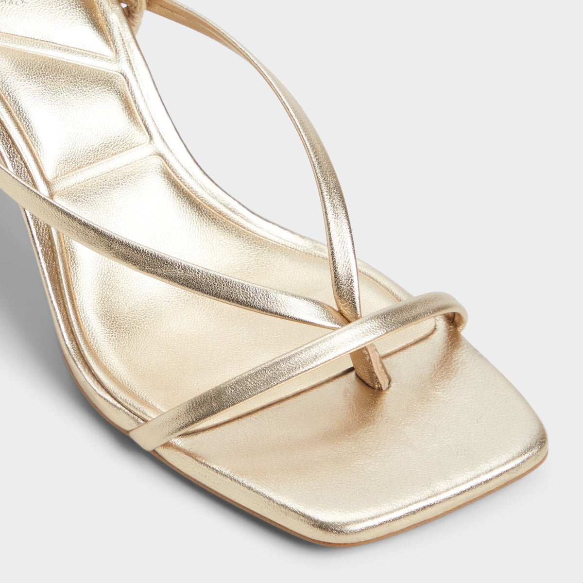 Riva Gold Women's Strappy sandals - Sling back heeled sandal, Stiletto heel | Aldo Classic