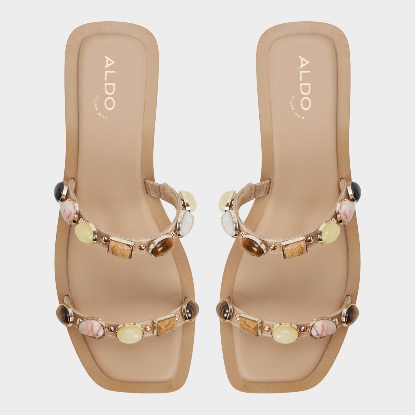 Sapphira in Medium Beige 14213541 - Slide sandal | Aldo Premium