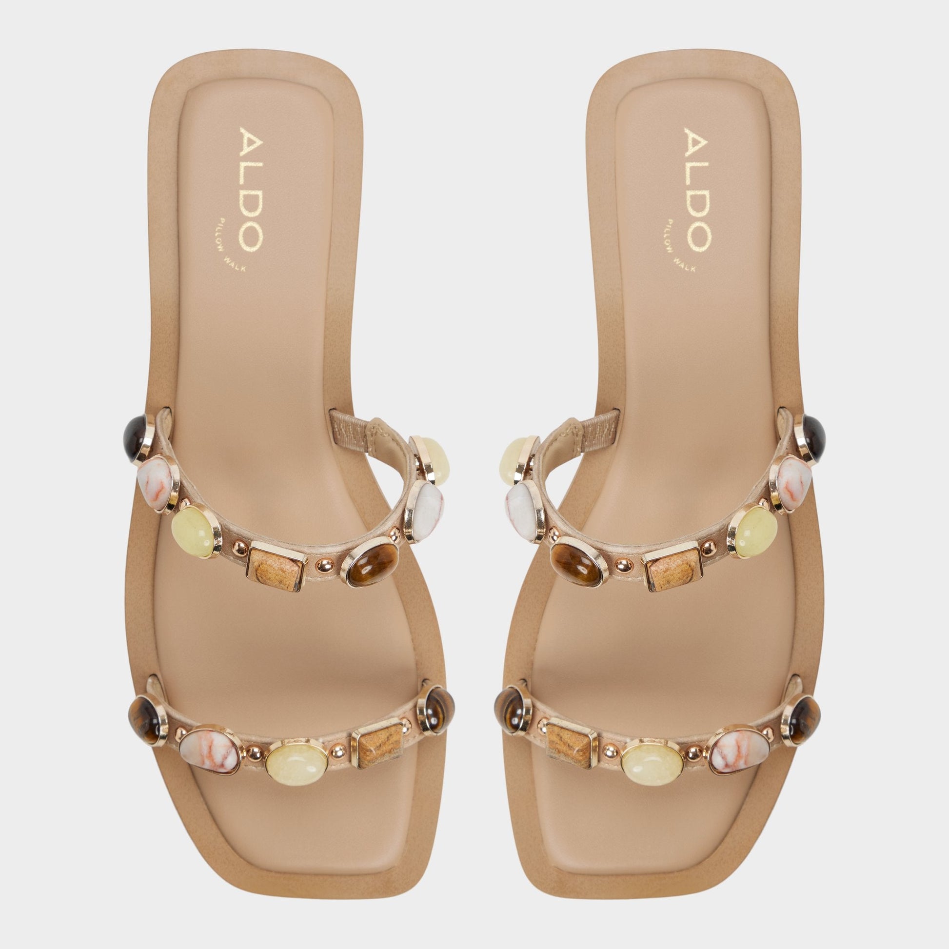 Sapphira in Medium Beige 14213541 - Slide sandal | Aldo Premium