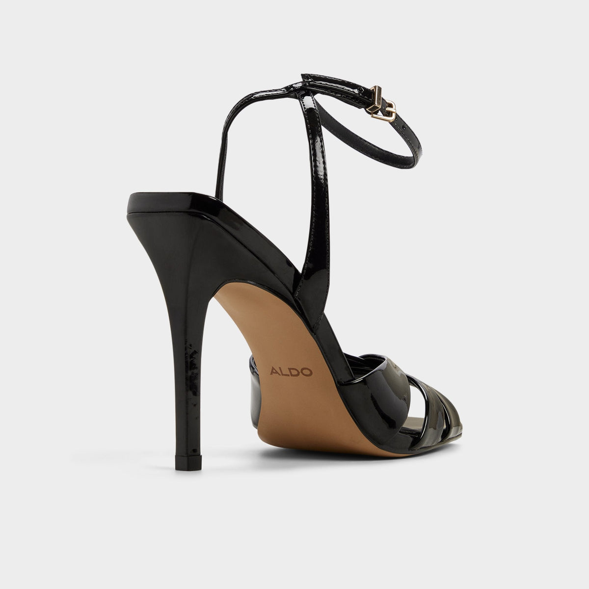 Meteora in Black - Strappy heeled sandal, Stiletto heel | Aldo Popular