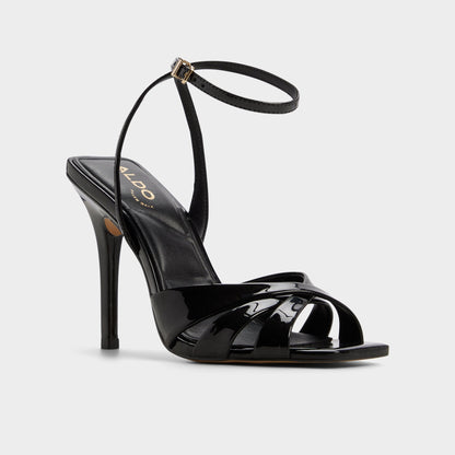 Meteora in Black - Strappy heeled sandal, Stiletto heel | Aldo Popular
