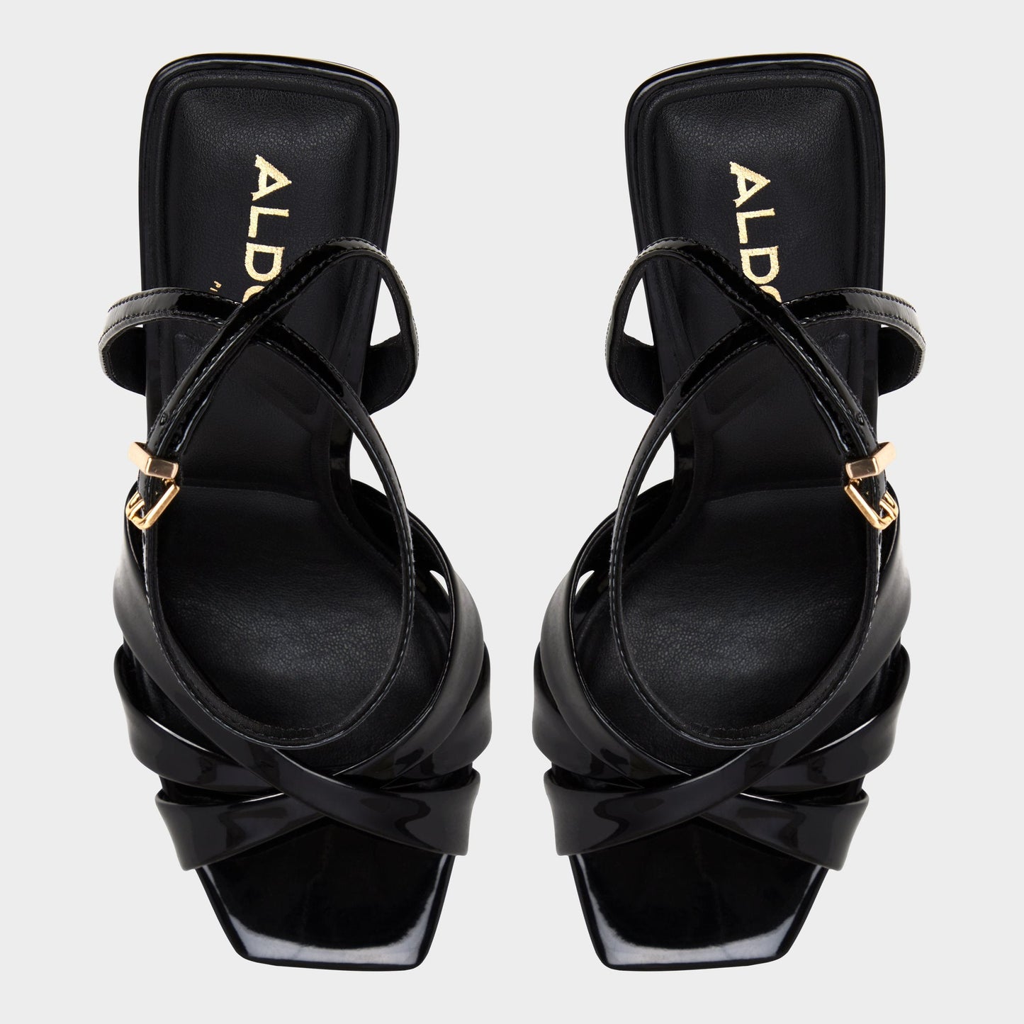 Meteora in Black - Strappy heeled sandal, Stiletto heel | Aldo Popular
