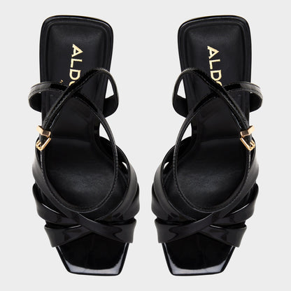 Meteora in Black - Strappy heeled sandal, Stiletto heel | Aldo Popular