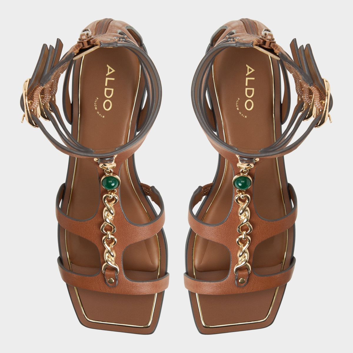 Marisea in Medium Brown - Gladiator sandal | Aldo Best Seller