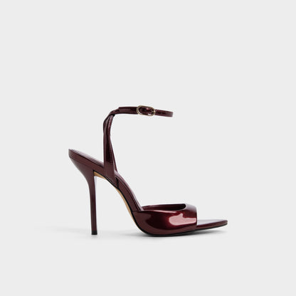 Forevermore in Medium Red - Strappy heeled sandal, Stiletto heel | Aldo Exclusive