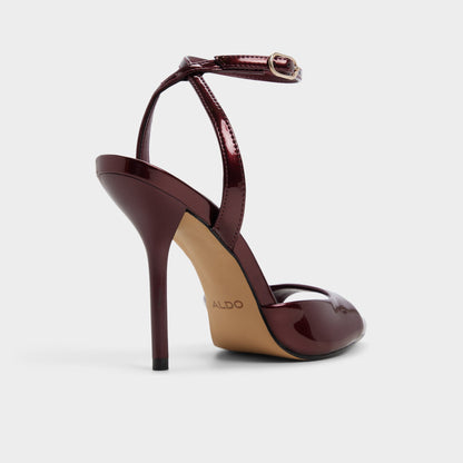 Forevermore in Medium Red - Strappy heeled sandal, Stiletto heel | Aldo Exclusive