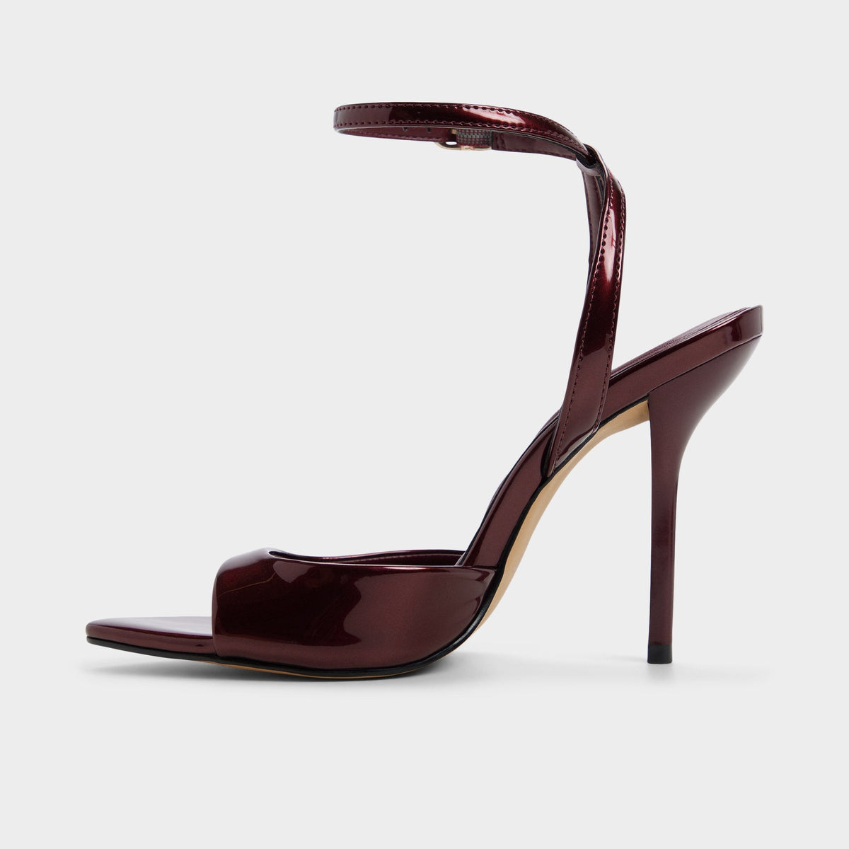 Forevermore in Medium Red - Strappy heeled sandal, Stiletto heel | Aldo Exclusive