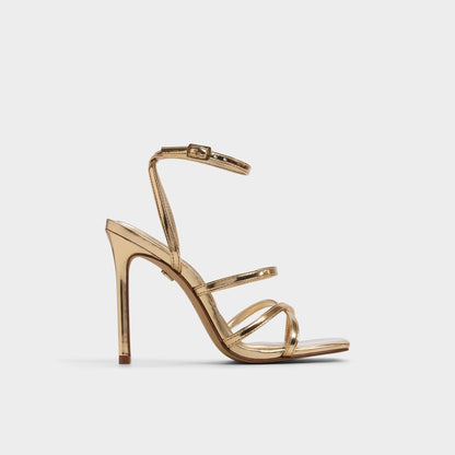 Galoi Gold Women's Iridescent metallics - Strappy heeled sandal | Aldo Premium