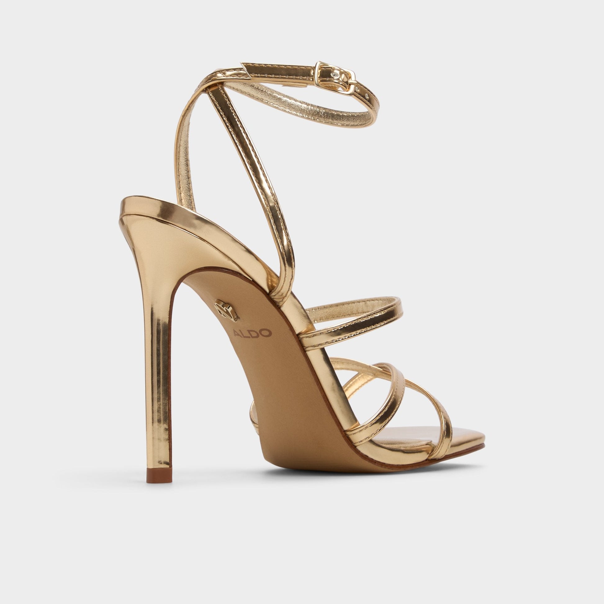 Galoi Gold Women's Iridescent metallics - Strappy heeled sandal | Aldo Premium