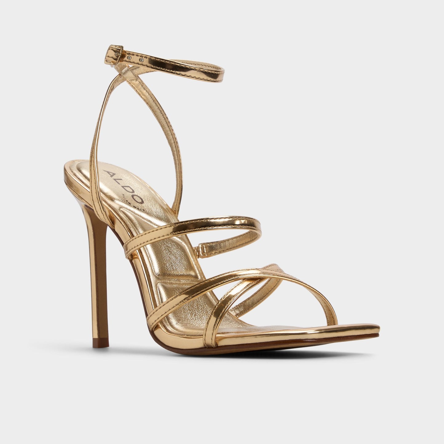 Galoi Gold Women's Iridescent metallics - Strappy heeled sandal | Aldo Premium